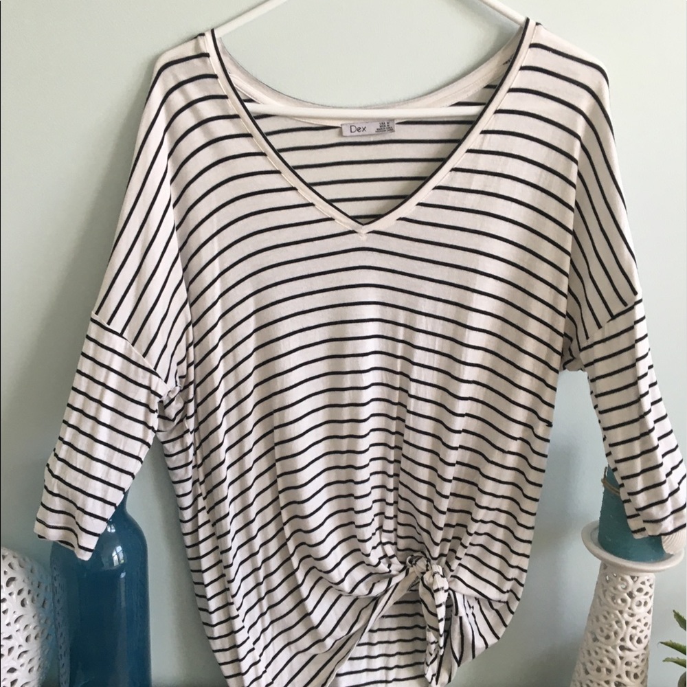 Dex striped top